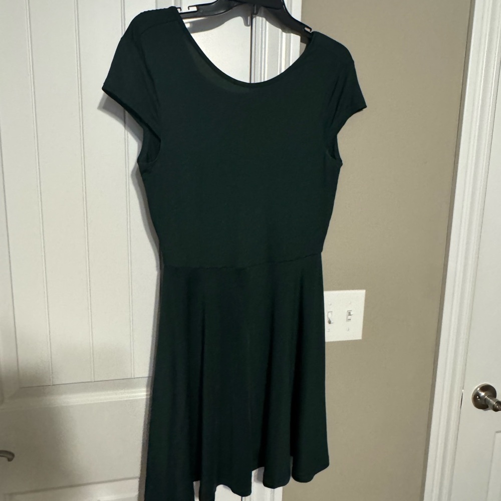 SHEIN Elegant Green Mini Dress